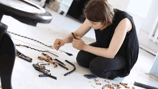 I Made A Portrait Of Beethoven From Old Piano Parts