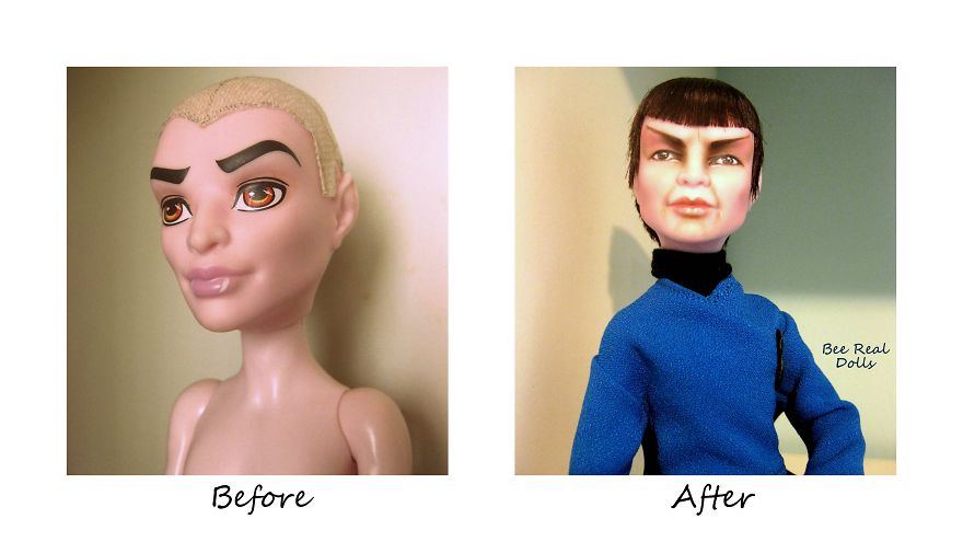 I Paint Second Hand Dolls To Look Like Famous People Who Have Recently Passed Away I Paint Second Hand Dolls To Look Like Famous People Who Have Recently Passed Away