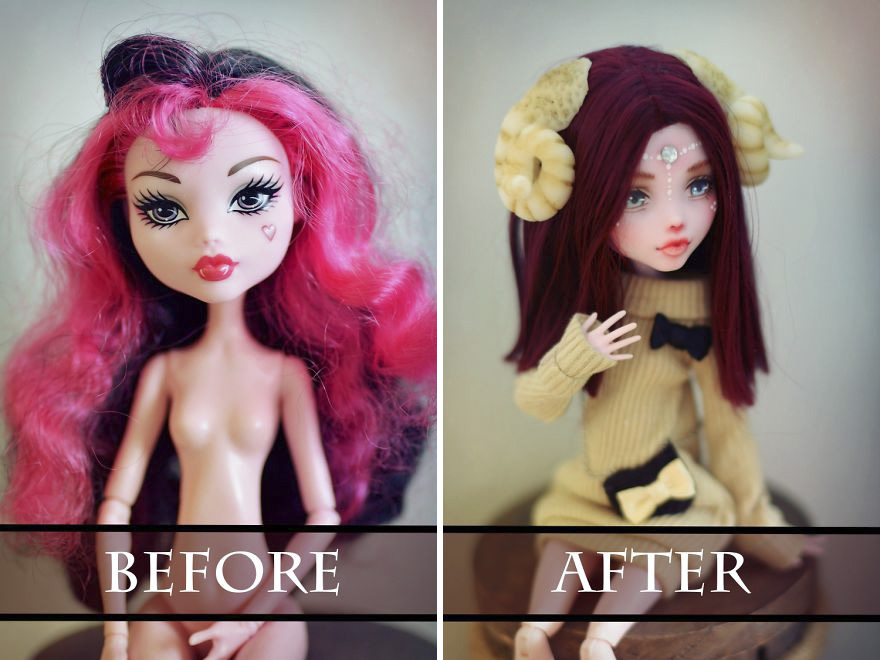 I Repainted And Customized Monster High Dolls