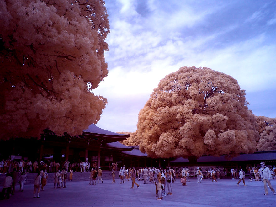 I Took Infrared Photos Of Japan To Show It In A New Light