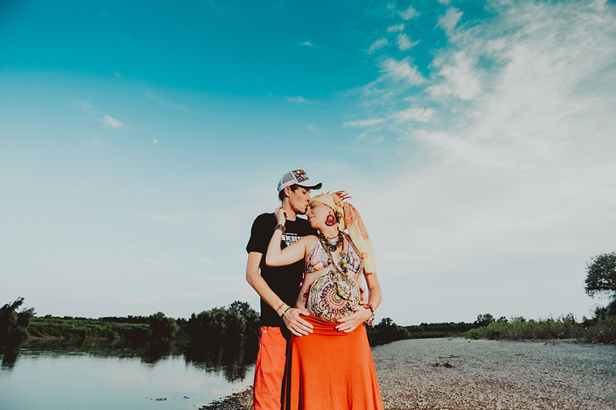 When Hippies Are Expecting A Baby