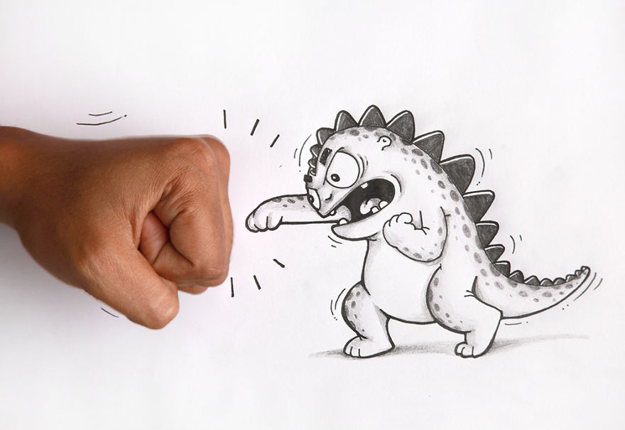 Playing With Our Little Cartoon Pet (part 2)