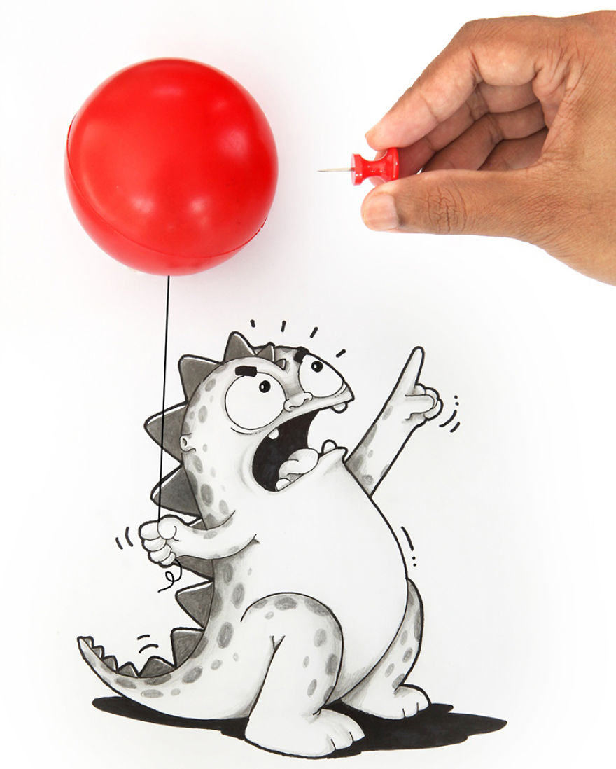 Playing With Our Little Cartoon Pet (part 2)