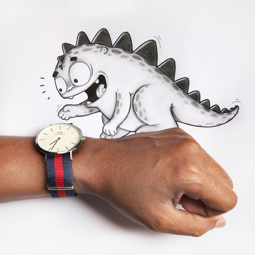 Playing With Our Little Cartoon Pet (part 2)