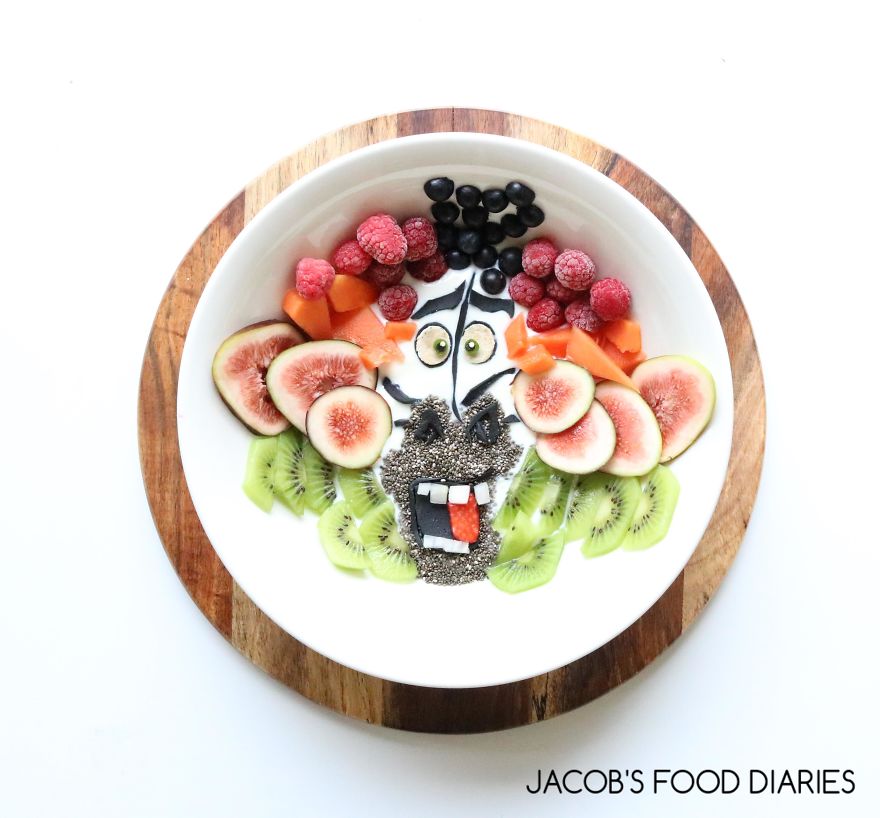 Marty From Madagascar. Smoothie Bowl