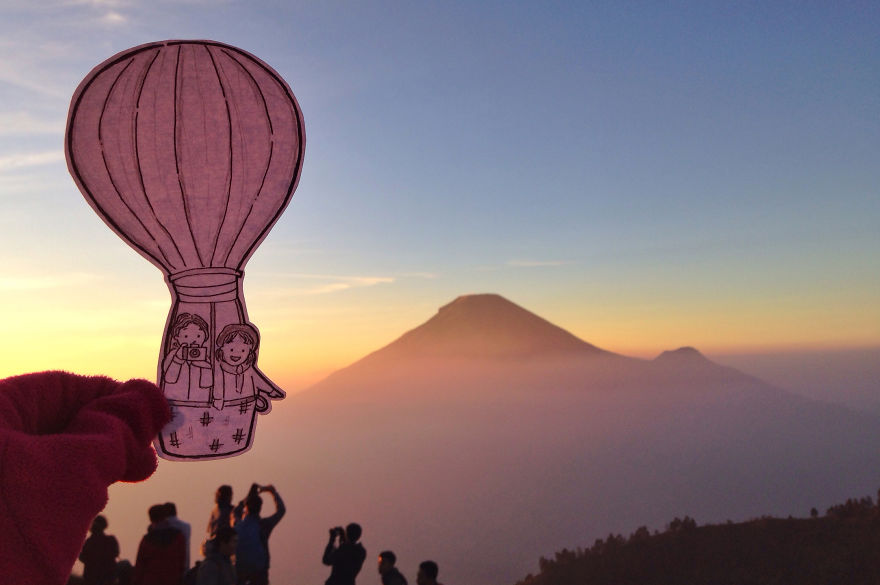 Sunrise At Sikunir Hill, Dieng, Central Java
