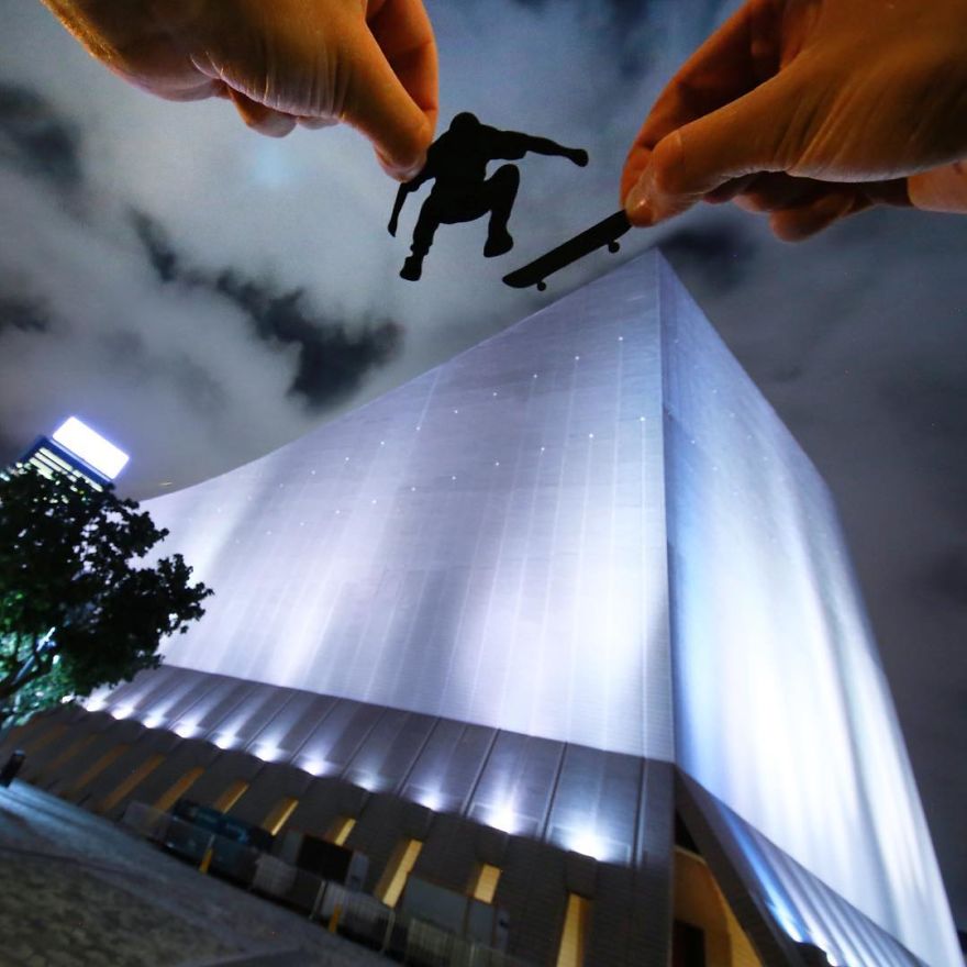 Skateboarding At Hong Kong Cultural Centre
