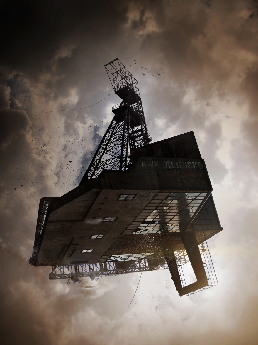 I Turn Photographs Of Postindustrial Poland Into Sci-Fi Artworks I Turn Photographs Of Postindustrial Poland Into Sci-Fi Artworks