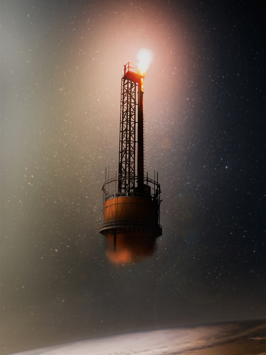 I Turn Photographs Of Postindustrial Poland Into Sci-Fi Artworks