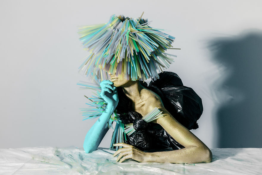 I Create Fashion From Items People Throw Away Immediately After Using Them I Create Fashion From Items People Throw Away Immediately After Using Them