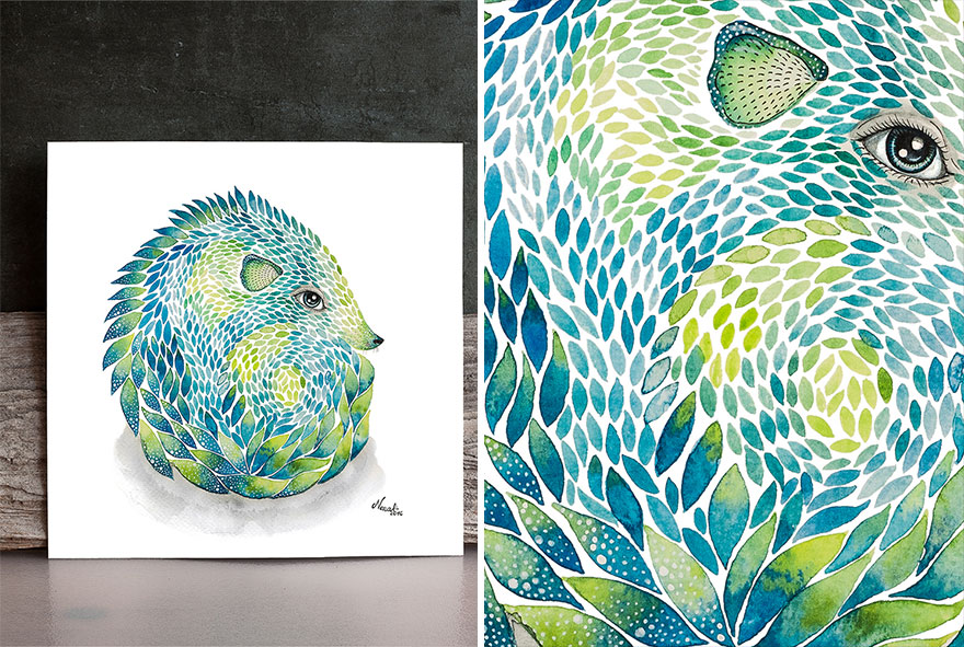 My Watercolor Paintings Inspired By Forest Animals That I Have Already Met This Summer My Watercolor Paintings Inspired By Forest Animals That I Have Already Met This Summer