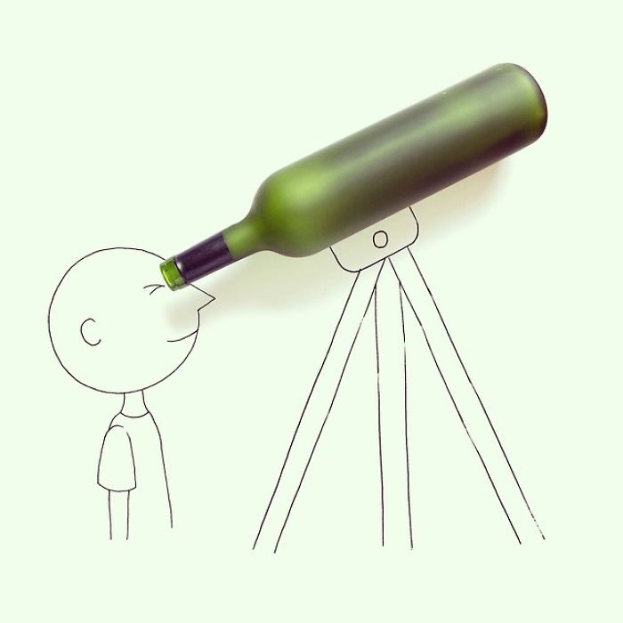 New Everyday Objects Turned Into Imaginative Illustrations By Javier Pérez