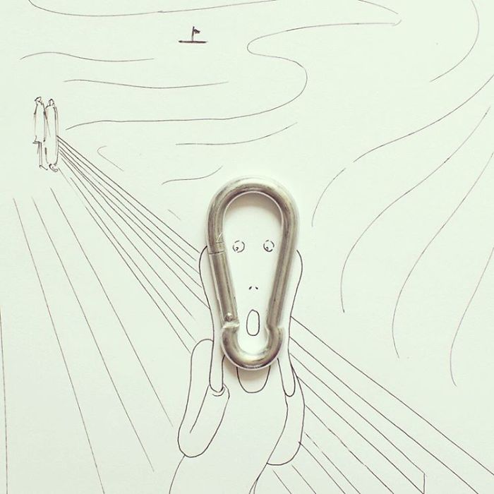 New Everyday Objects Turned Into Imaginative Illustrations By Javier Pérez