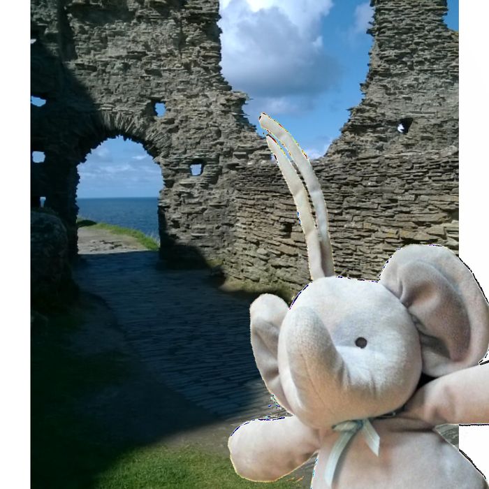 Tintagel Castle In Cornwall England