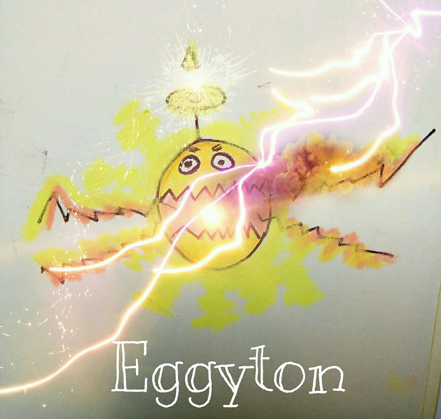 Has The Ability To Electrocute And Self Destruct As A Sunny Side Egg ???? Hehe