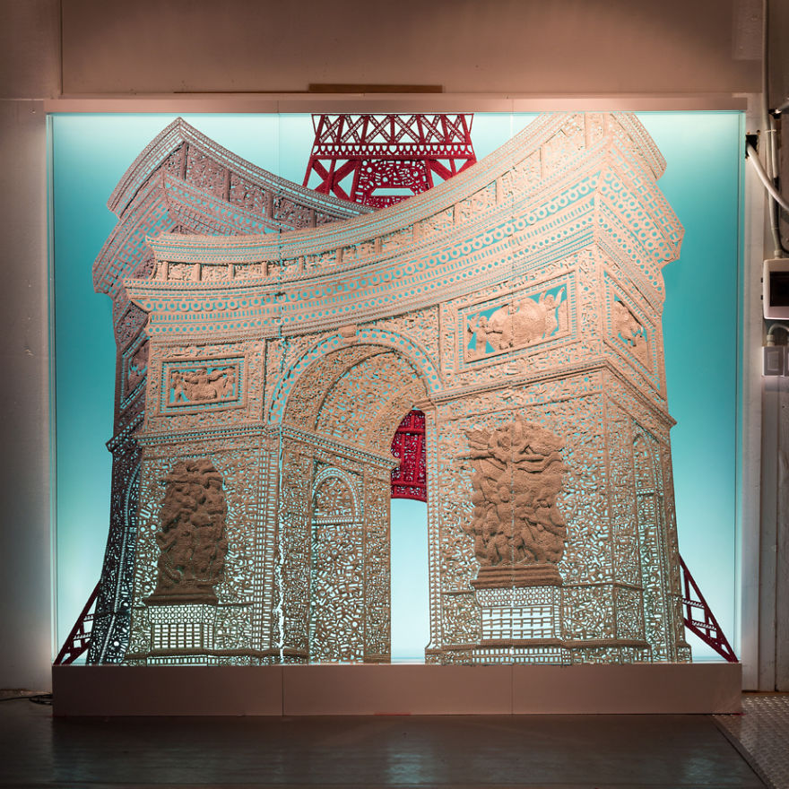 The Beauty Of Invisibility: I Use 1000s Of Pins To Create Art