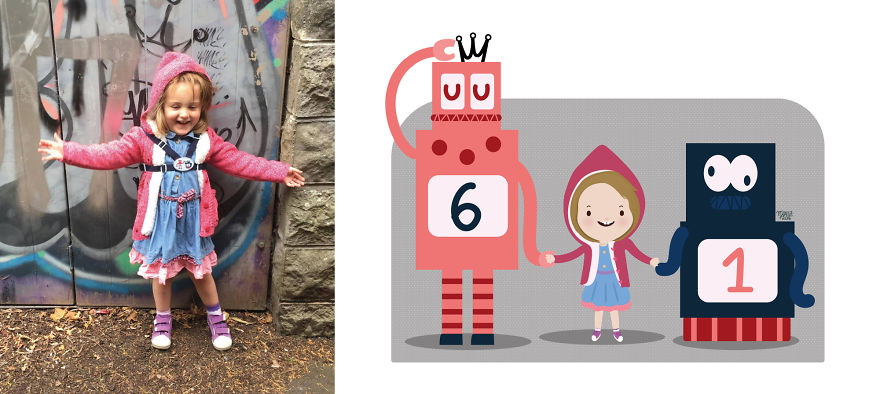 I Take Children’s Photos From The Internet And Turn Them Into Playful Illustrations (Part 3)