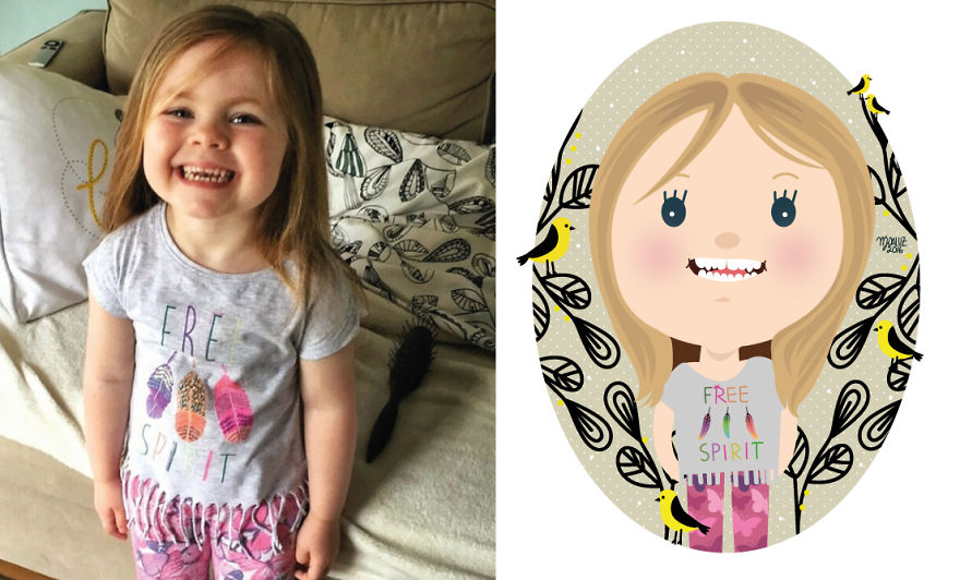 I Take Children’s Photos From The Internet And Turn Them Into Playful Illustrations (Part 3)