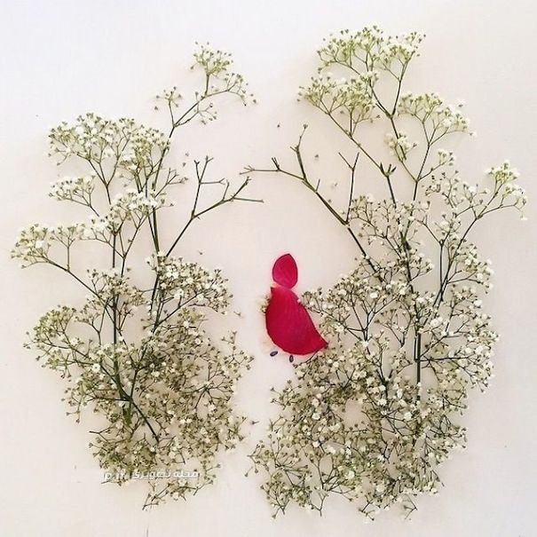 Playing With Flowers And Make 30 Shapes