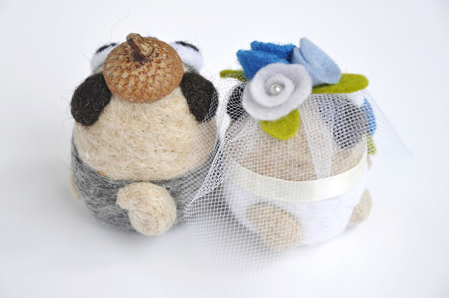 The Perfect Wedding Cake Topper For The Pug Fans The Perfect Wedding Cake Topper For The Pug Fans