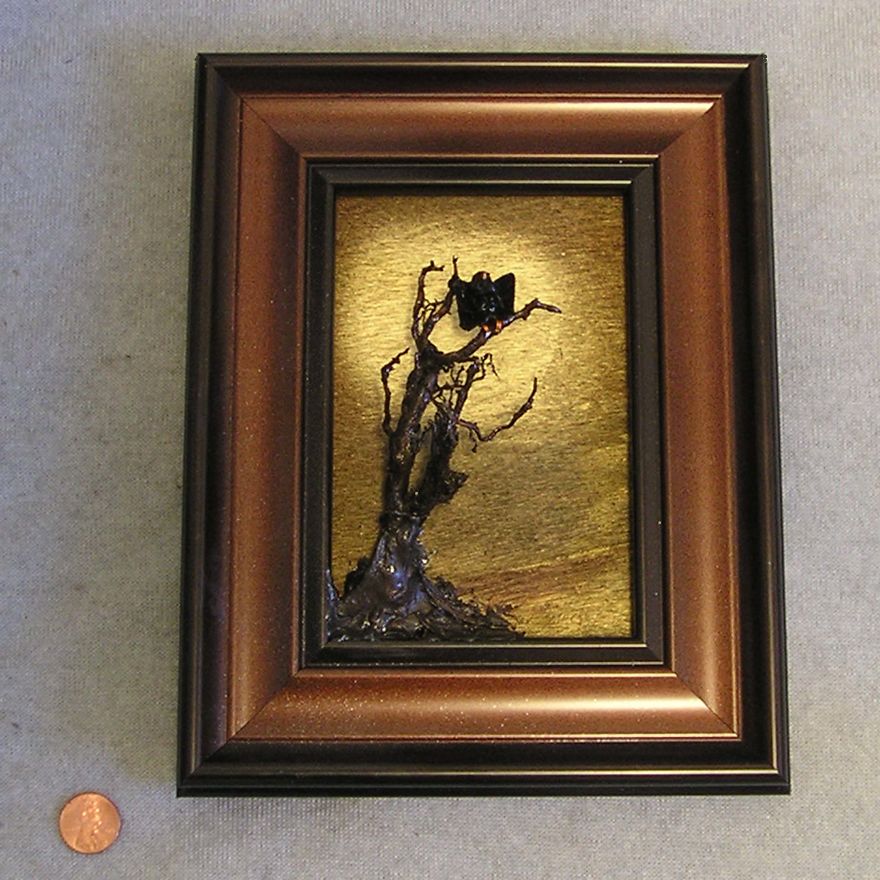 Vulture Sculptures Created By Using Personally Scavenged Natural Matter