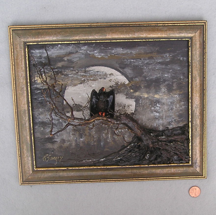 Vulture Sculptures Created By Using Personally Scavenged Natural Matter