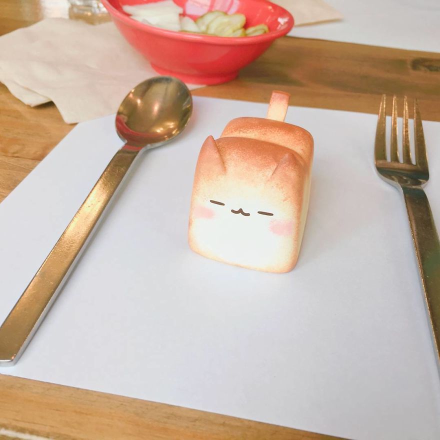 Warmly 'Baked' Breadcat