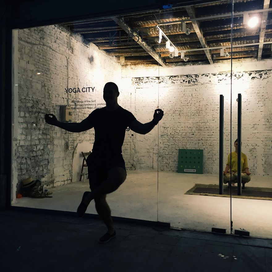 Yoga Experiment In An Art Gallery In The Middle Of Bucharest