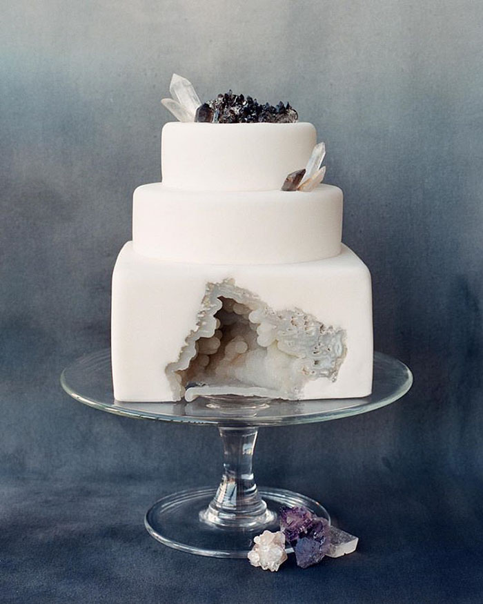 Geode Wedding Cake