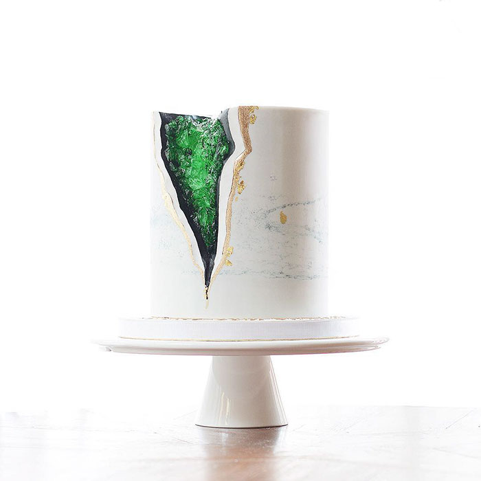Geode Wedding Cake