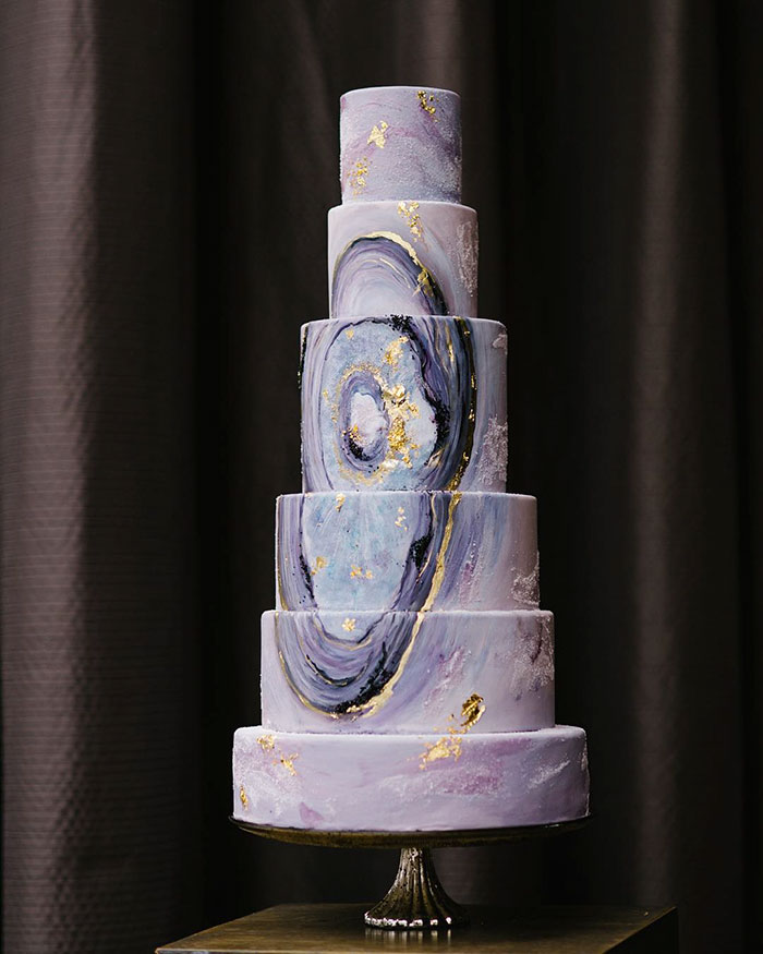 Geode Wedding Cake