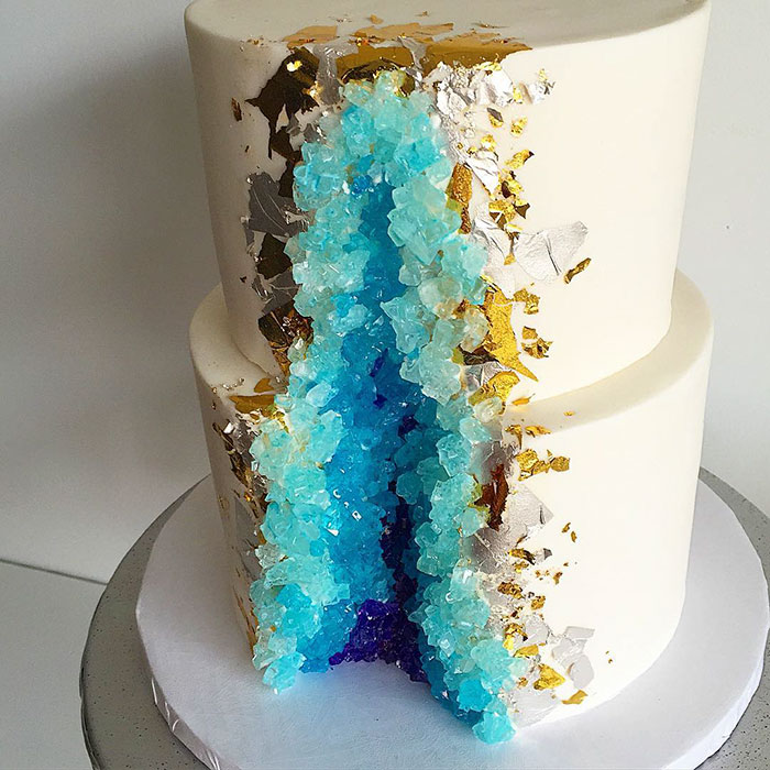 Geode Wedding Cake