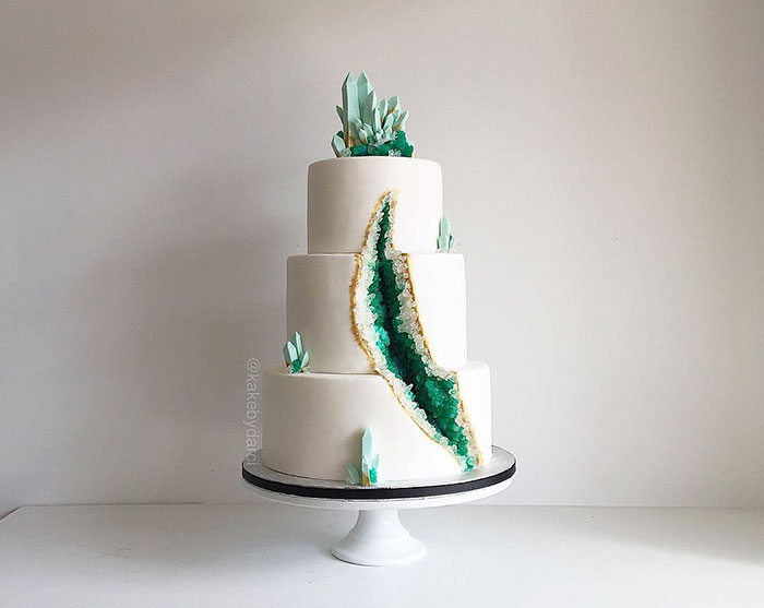 Geode Wedding Cake