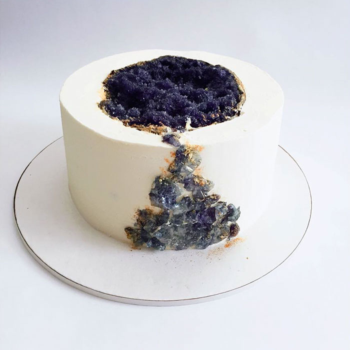 Geode Wedding Cake