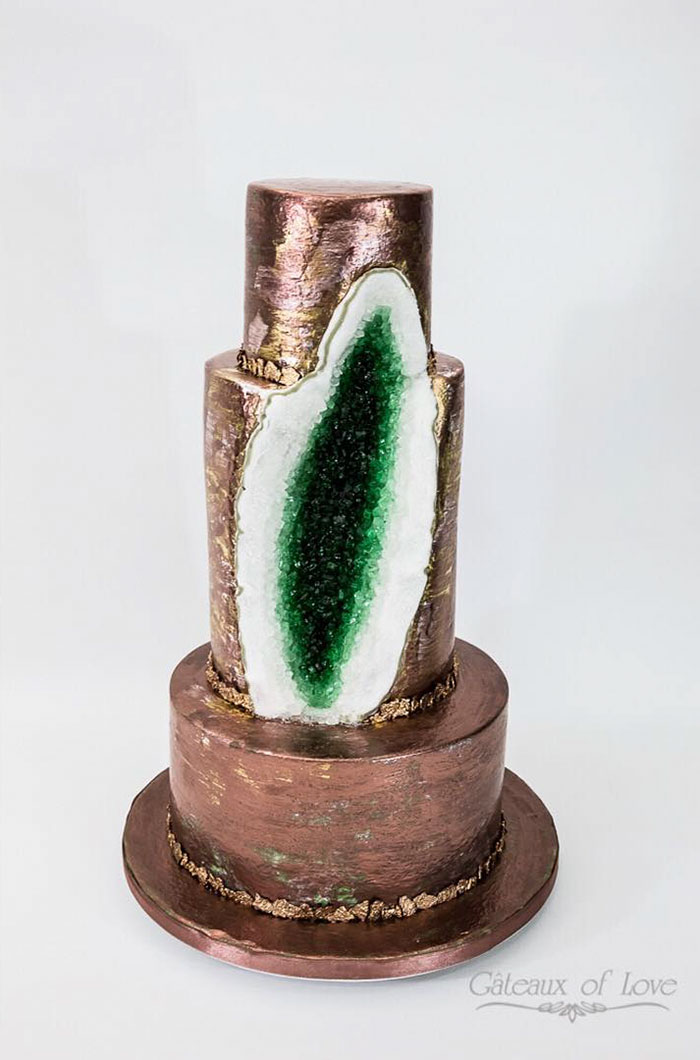 Geode Wedding Cake
