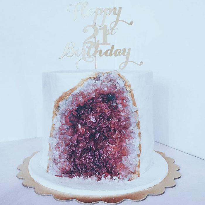 Geode Wedding Cake