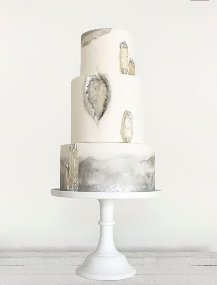 Geode Wedding Cake