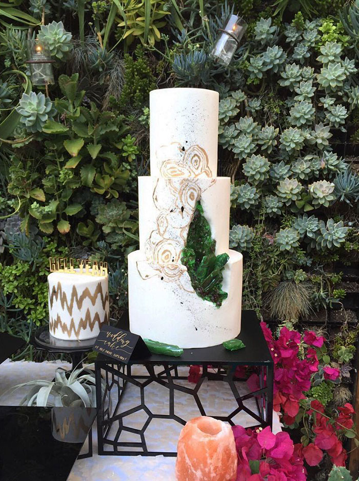 Geode Wedding Cake