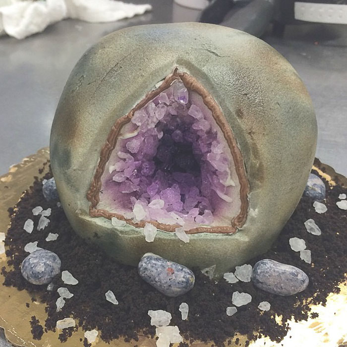 Geode Wedding Cake
