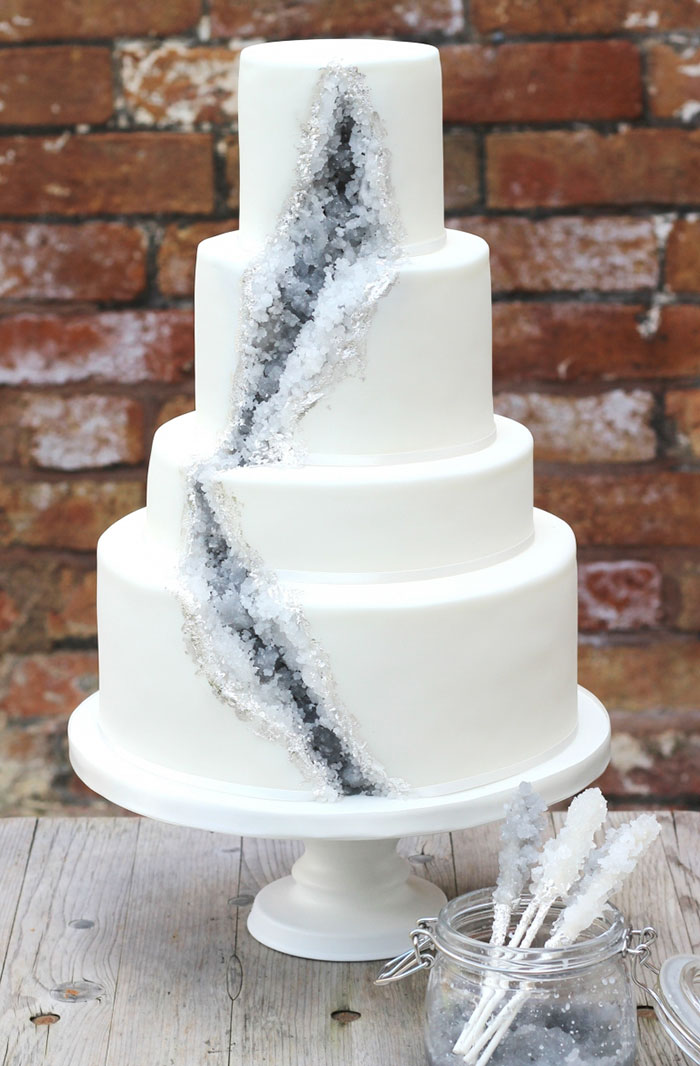 Geode Wedding Cake