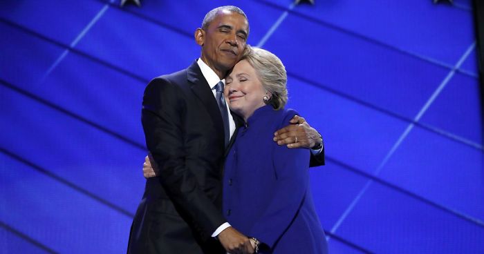 Obama And Clinton’s Hug Was Perfect, Until Internet Trolls Ruined Everything