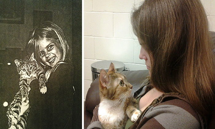 First Picture Ever Taken Of Us On The Left, Last Ever On The Right