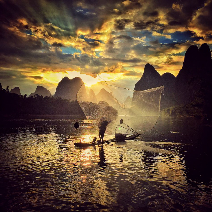 Yongmei Wang From Chongqing, China, 2nd Place, Sunset