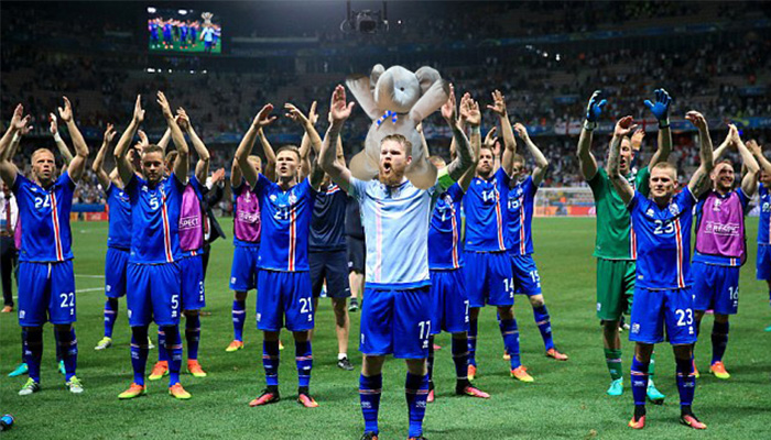 Doing The Viking Clap In France