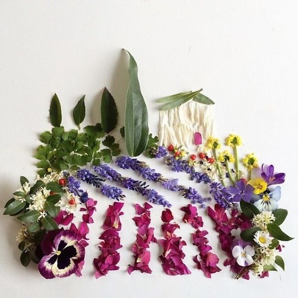 Playing With Flowers And Make 30 Shapes