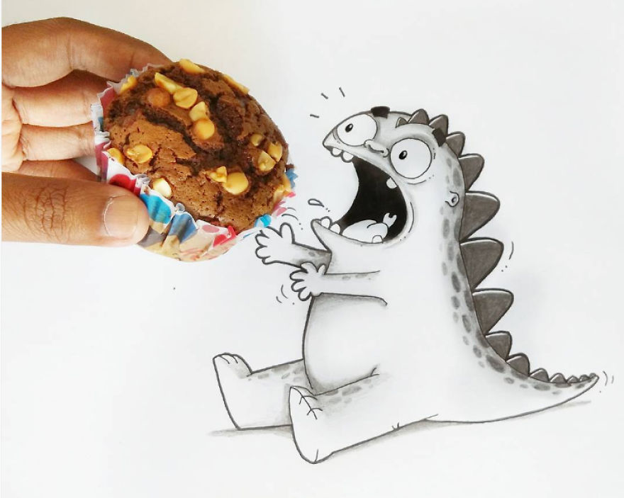 Playing With Our Little Cartoon Pet (part 2)