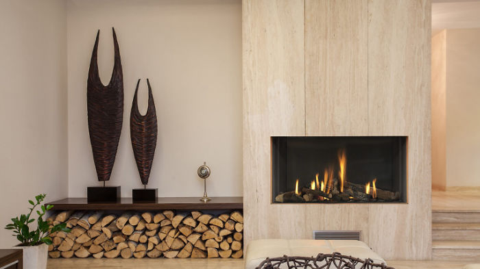 Contemporary Twist On Conventional Fireplaces