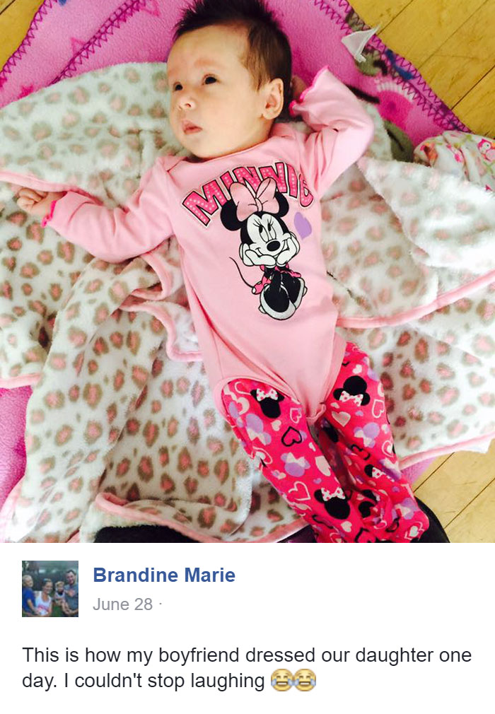 This Is How My Boyfriend Dressed Our Daughter One Day