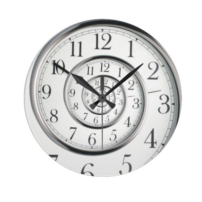 The Original Droste Spiral Wall Clock By Artist Tj Ro