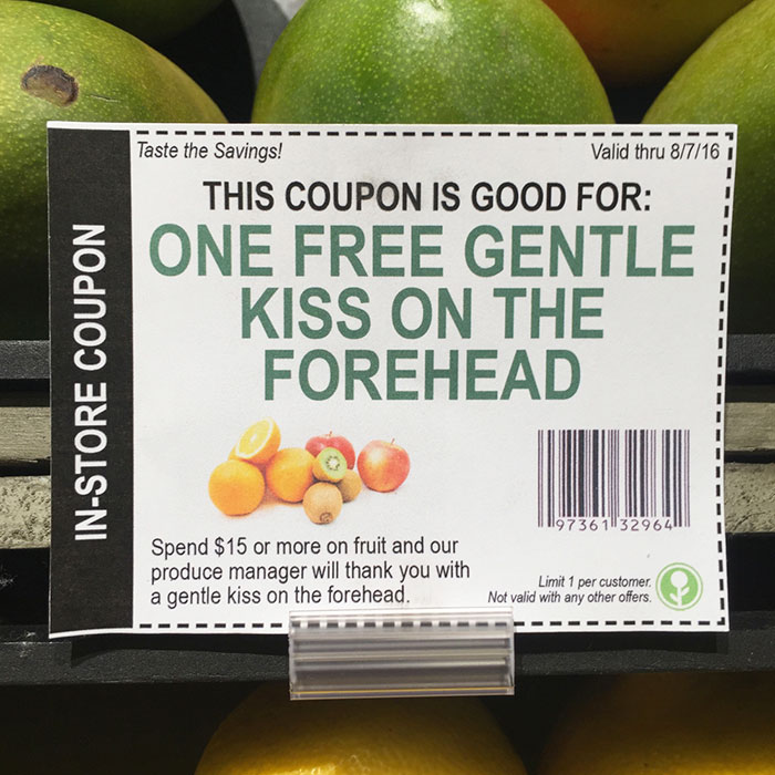 Fake In-store Coupons